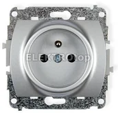 Gniazdka elektryczne - Karlik 5GP-1zMechanizm gniazda pojedynczego z uziemieniem 2P+Z - miniaturka - grafika 1