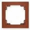 Klawisze i ramki - Karlik Ramka uniwersalna pojedyncza brązowy metalik 9DR-1 - miniaturka - grafika 1