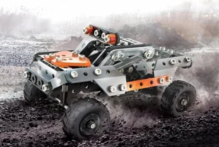 Meccano Maccano 17203 Klocki konstrukcyjne 10w1 Wyścigi pojazdów terenowych - Zabawki konstrukcyjne - miniaturka - grafika 3