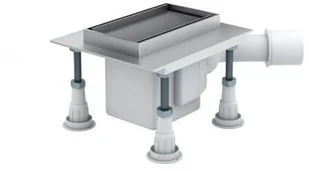 Schedpol odpływ liniowy Shortline do zabudowania płytkami 15x8x9,5cm OLP15/ST - Odpływy liniowe - miniaturka - grafika 2