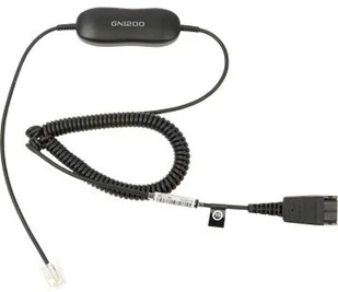 Jabra Smart Cord, QD to RJ10, coiled, 0,7 - 2 meters, with 8-position switch 880 (88011-99) - Kable komputerowe i do monitorów - miniaturka - grafika 3