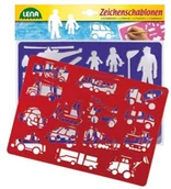 Zabawki kreatywne - Lena Szablony do odrysowania 65773 - miniaturka - grafika 1