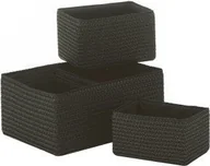 Pozostałe akcesoria kuchenne - Kela Zestaw Koszyków łazienkowych - - Rimossa czarny 21780 - miniaturka - grafika 1