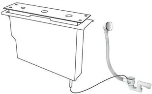 Tres 1.34.445 syfon wannowy z przelewem do podłączenia ze zbiornikiem odprowadzającym wodę - Syfony Tres 1.34.445 syfon wannowy z przelewem do podłączenia ze zbiornikiem odprowadzającym wodę - Syfony - miniaturka - grafika 8