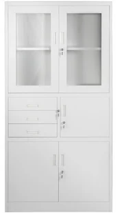 Jan Nowak Biurowa szafa metalowa z sejfem na akta i dokumenty FILIP FILIP - Szafy biurowe - miniaturka - grafika 2