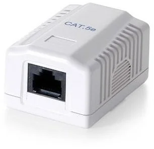Equip Gniazdo natynkowe 1xRJ45 kat.5e kompletne białe 235111 - Pozostałe akcesoria sieciowe - miniaturka - grafika 7