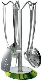 Bugatti Italy Zestaw 5 przyborów na stojaku GLAMOUR zielony Casa GLMU-02160 - Przybory do gotowania Bugatti Italy Zestaw 5 przyborów na stojaku GLAMOUR zielony Casa GLMU-02160 - Przybory do gotowania - miniaturka - grafika 1
