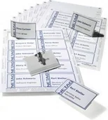 Identyfikatory - Durable Identyfikator 54x90 z zawieszką, kombiklips - zestaw - miniaturka - grafika 1