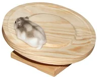 Akcesoria dla gryzoni - Kerbl Hamsterlaufteller Aus Holz 20 Cm - miniaturka - grafika 1