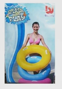 Bestway 36084 DUŻE KOŁO DO PŁYWANIA 91cm CZERWONE - Materace dmuchane i koła do pływania - miniaturka - grafika 9