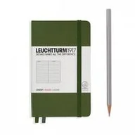 Szkolne artykuły papiernicze - Leuchtturm Notes Pocket w linie wojskowy - miniaturka - grafika 1