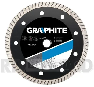 Graphite tarcza tnąca Turbo 230x22mm super cienka 57H623 - Tarcze do pił - miniaturka - grafika 2