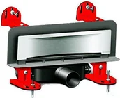 Odpływy liniowe - Kessel 48000.02 - - SCADA Odpływ ścienny z pokrywą ze stali nierdz. do płytek ma - miniaturka - grafika 1