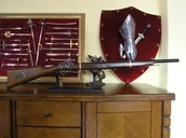 Repliki - broń - WŁOCHY NIESPOTYKANA ANGIELSKA STRZELBA Z ZAMKIEM SKAŁKOWYM REPLIKI BRONI - miniaturka - grafika 1