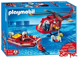 Playmobil PLAYMOBIL 4428 HELIKOPTER RATOWNICZY Z PONTONEM - Klocki - miniaturka - grafika 3