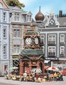 Kolejki i akcesoria - Faller Kiosk z zegarem 180583 - miniaturka - grafika 1