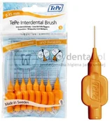 Szczoteczki międzyzębowe - TePe ID Original (0.45mm) pomara. 8szt. - zestaw szczoteczek międzyzębowych (szc - miniaturka - grafika 1