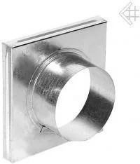 Kratki.pl Przyłącze do kratki 17x17 fi 125 kominek Dgp - Kratki wentylacyjne - miniaturka - grafika 2