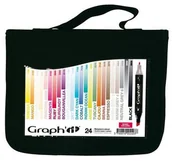 Markery permanentne - Zestaw 24 promarkerów GI00240 Basic Colors GRAPHIT - miniaturka - grafika 1