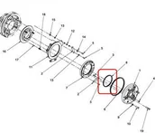 Części i akcesoria do maszyn rolniczych - CNH USZCZELKA SPRZĘGŁA PNEUMATYCZNEGO 80824089 - miniaturka - grafika 1