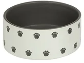 Pozostałe akcesoria dla psów - Nobby Hunde Keramiknapf "Pata", Durchmesser 18 X 7 Cm,  Crme / Grau - miniaturka - grafika 1
