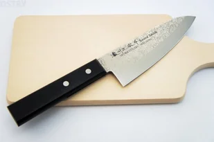 Satake Cutlery Nóż pojedynczy Deba 15,5 cm Satake Nashiji Black Pakka 801-737 - Noże kuchenne Satake Cutlery Nóż pojedynczy Deba 15,5 cm Satake Nashiji Black Pakka 801-737 - Noże kuchenne - miniaturka - grafika 1