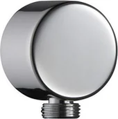 Akcesoria hydrauliczne - Blue Water Przyłącze kątowe okrągłe ścienne węża natrysku chrom BW-PKO.96 tel. 6 - miniaturka - grafika 1