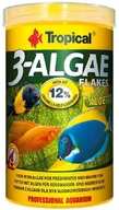 Pokarm dla ryb - Tropical 3-Algae Flakes pokarm z algami dla ryb roślinożernych 1000ml/200g - miniaturka - grafika 1