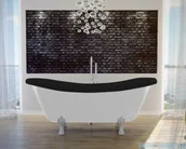 Wanny - PMD Piramida Amelia Retro 190x77 czarno-biała nogi białe - miniaturka - grafika 1