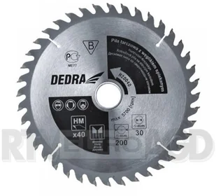 Dedra Piła tarczowa 200x24x16 H20024E - Tarcze do pił - miniaturka - grafika 2