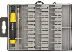 TOPEX Końcówki wkrętakowe precyzyjne z uchwytem - 39D555 - Zestawy narzędziowe - miniaturka - grafika 2