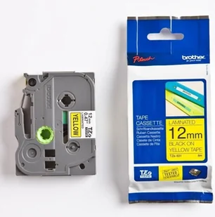 Brother Taśma żólta z czarnym nadrukiem TZE631=TZ631 12 mm - Etykiety do drukarek - miniaturka - grafika 2