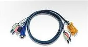 Przełączniki KVM - Aten Kabel HD15 - SVGA + mysz + klawUSB + Audio 5.0m 2L-5305U - miniaturka - grafika 1