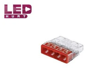 Wago MINI Szybkozłączka 4/2,5 Nr kat:2273-204 - Kostki, złączki, wtyczki - miniaturka - grafika 2