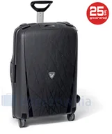 Walizki - Roncato Duża walizka LIGHT 711-01 Czarna - czarny - miniaturka - grafika 1