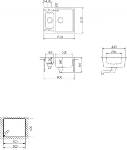 Teka LUNA 60 S-TG CARBON 40145313 - Zlewozmywaki - miniaturka - grafika 2