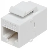 Akcesoria do monitoringu - Abcvision ZŁĄCZE KEYSTONE FX-RJ45-G/RJ45-G UTP KAT.5e - miniaturka - grafika 1