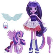 Lalki dla dziewczynek - Hasbro My Little Pony Equestria Girls - Księżniczka Twilight Sparkle kucyk i lal - miniaturka - grafika 1