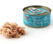 Mokra karma dla kotów - Fish4Dogs Fish4Cats Filety Tuńczyka Z Krabami 70G - miniaturka - grafika 1