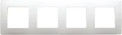 Klawisze i ramki - Legrand Niloe Ramka czterokrotna biała 665004 - miniaturka - grafika 1