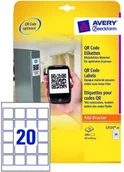 Pozostałe akcesoria dla plastyków - Avery Zweckform Etykiety do QR kodów 45 x 45 mm, 20 etykiet/a4 ZW296 - miniaturka - grafika 1