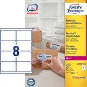 Etykiety samoprzylepne i bloki etykiet - Avery Zweckform Etykiety wysyłkowe Zweckform 99,1 x 67,7mm 250 ark./op. L7165-250 - miniaturka - grafika 1
