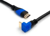 Kable - KabelDirekt seria TOP kabel HDMI kątowy 90°, 3m, kompatybilny z HDMI 2.1, 2.0a, 2.0, 1.4a (Ultra HD, 4K, 3D, Full HD, 1080 p, HDR, ARC Highspeed Ethernet) 23 - miniaturka - grafika 1