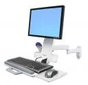 Uchwyty do monitorów - Ergotron Uchwyt 200 SERIES Combo Arm Biały 45-230-216 - miniaturka - grafika 1