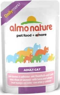 Almo Nature Daily Menu Tuńczyk z łososiem - Saszetka 70g - Mokra karma dla kotów - miniaturka - grafika 2