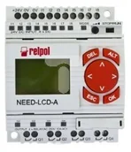 Sterowniki i przekaźniki - Relpol Przekaźnik programowalny 24V DC 8we 4wy z wyświetlaczem i klawiaturą NEED-24DC-22-08-4R-D 859359 0001-00001-20682 - miniaturka - grafika 1