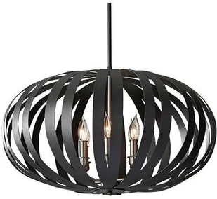 Elstead Lighting Lampa wisząca WOODSTOCK kol. Czarny (FE/WOODSTOCK/P/L) - Feiss- - Lampy sufitowe - miniaturka - grafika 2