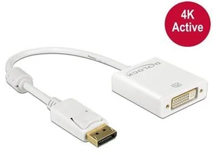 Delock 62600 cable gender changer DisplayPort 1.2 DVI-I 24+5 Biały, Adapter 4043619626007 - Inne akcesoria audio-wideo - miniaturka - grafika 5