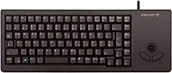 Klawiatury - Cherry XS Trackball Keyboard Corded USB Black (ES) G84-5400LUMES-2 - miniaturka - grafika 1