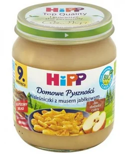 Hipp BIO DOMOWE PYSZNOŚCI Naleśniczki z musem jabłkowym po 9 miesiącu 200 g - Desery dla dzieci - miniaturka - grafika 3